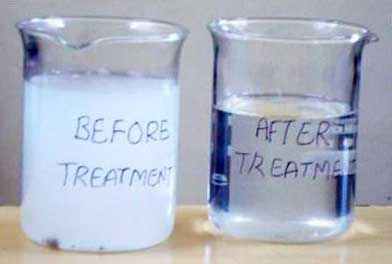 water treatment before-after