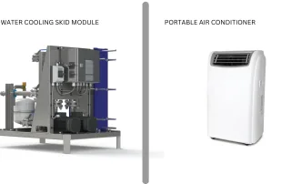 water cooling versus portable air conditioner